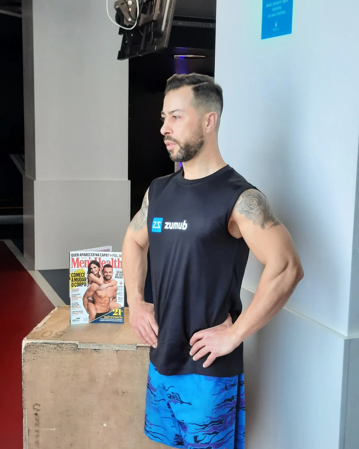 Carlos Miguel Branco com a edição de 21.º aniversário da Men's Health Portugal, Abril de 2022